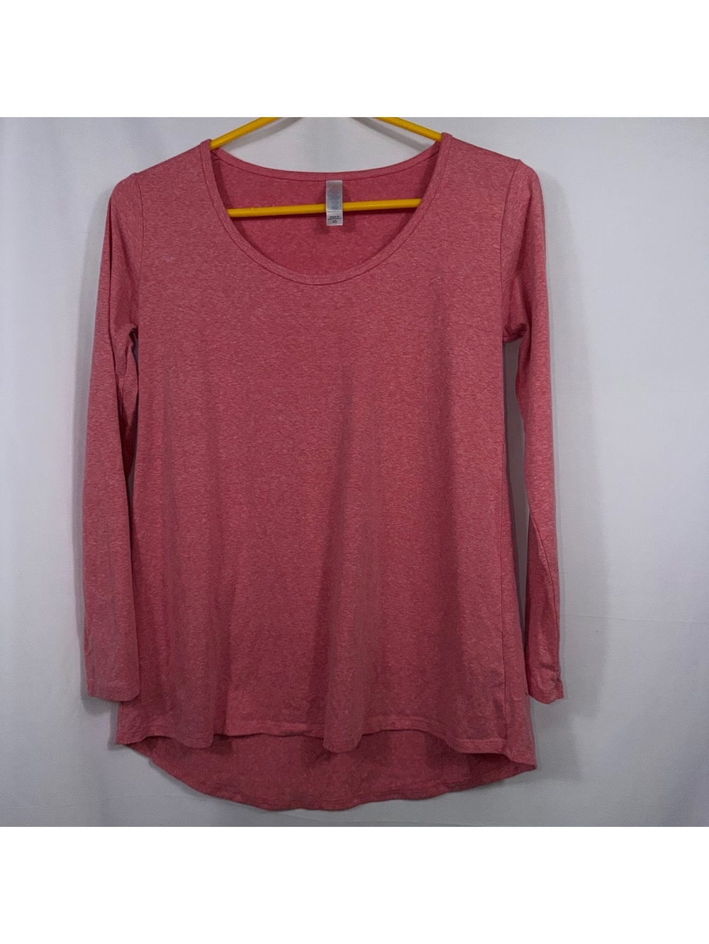 LuLaRoe Lynnae XS Pink High Low Tunic Top